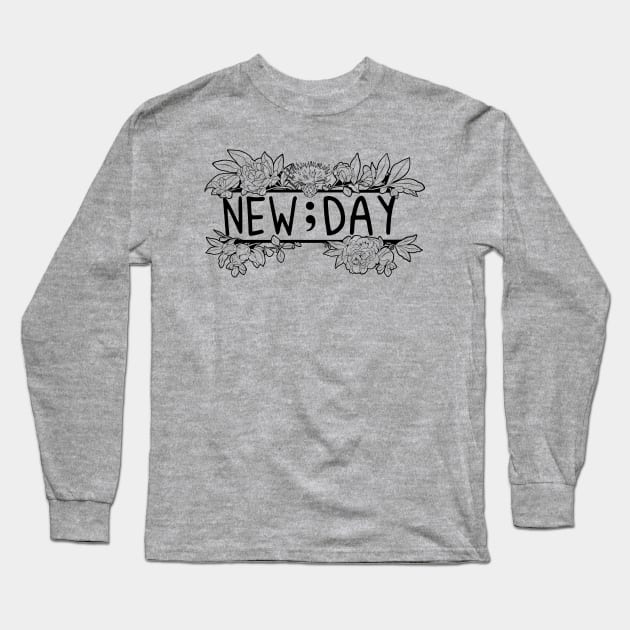 New;Day Long Sleeve T-Shirt by KJonesDesigns